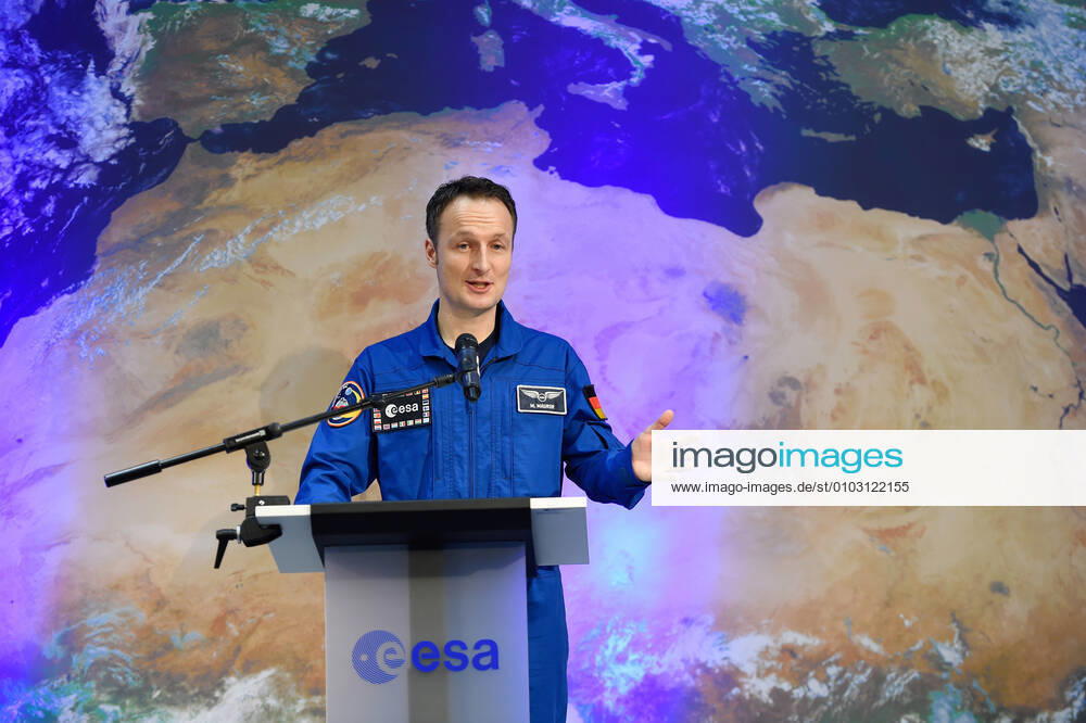 ESA Press Conference, Astronaut Dr Matthias Maurer 02 02 2017 Darmstadt x1x ESA, European Space Operations Center Press Conference, Introduction of ESA Astronaut Dr Matthias Maurer In the picture l r Dr Matthias Maurer Frankfurt Frankfurt Hessen Germany