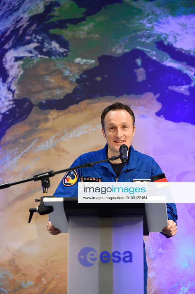 ESA Press Conference, Astronaut Dr Matthias Maurer 02 02 2017 Darmstadt x1x ESA, European Space Operations Center Press Conference, Introduction of ESA Astronaut Dr Matthias Maurer In the picture l r Dr Matthias Maurer Frankfurt Frankfurt Hessen Germany