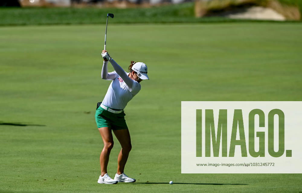 Minjee Lee (AUS) hits an approach shot during the final round of the KPMG Womens Golf Championship at Baltusrol Golf Club in Springfield, NJ on June 25, 2023. Eclipse Sportswire CSM Springfield USA - ZUMAcs17 20230625_zaf_cs17_004