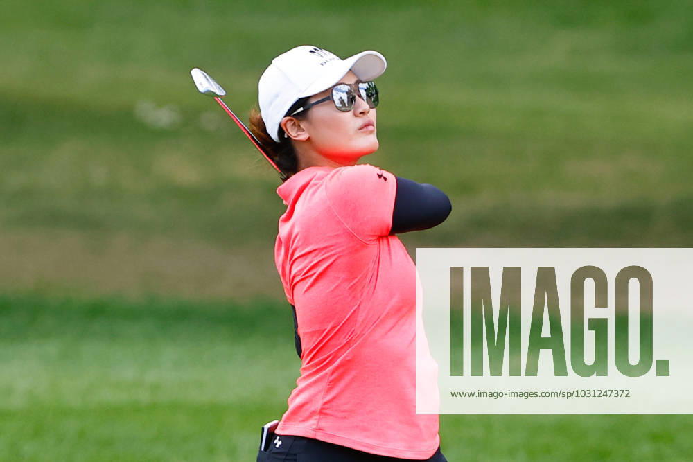 SPRINGFIELD, NJ - JUNE 25: Xiyu Lin of China plays from the 5th fairway during the final round of the LPGA, Golf Damen KPMG Womens PGA, Golf Herren Championship on June 25, 2023 at Baltusrol Golf Club (Lower Course) in Springfield, New Jersey. (Photo by Rich Graessle Icon Sportswire) GOLF: JUN 25 LPGA KPMG Womens PGA Championship Icon23062519138