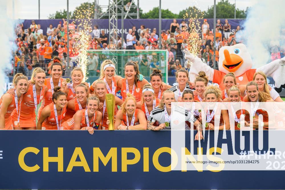 KW26 Bilder des Jahres 2023, Sport 06 Juni AMSTELVEEN, 27-06-2023, Wagener Stadion, FIH Hockey Pro League Women 2022-2023, Netherlands - New Zealand. Team Netherlands wins the FIH Hockey Pro League Women 2022-2023. Netherlands - New Zealand x21472209x