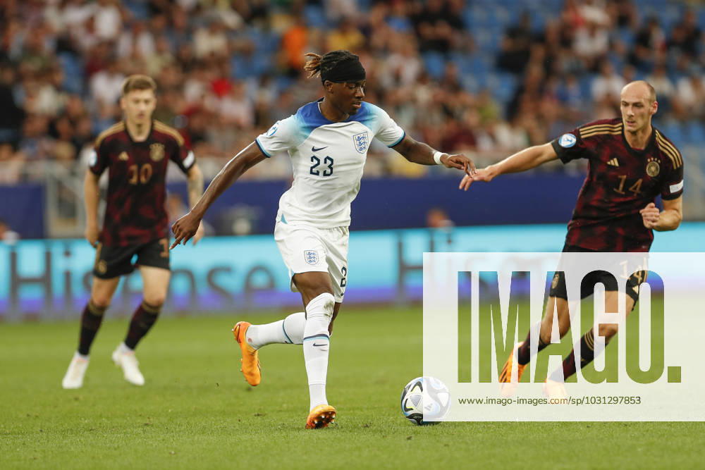 UEFA European Under-21 Championship, Germany England, 3 group match, 28 06 2023, Batumi Noni MADUEKE 23, England , UEFA European Under-21 Football Championship in Romania and Georgia, Germany England, 3 group match, 28 06 2023, Batumi