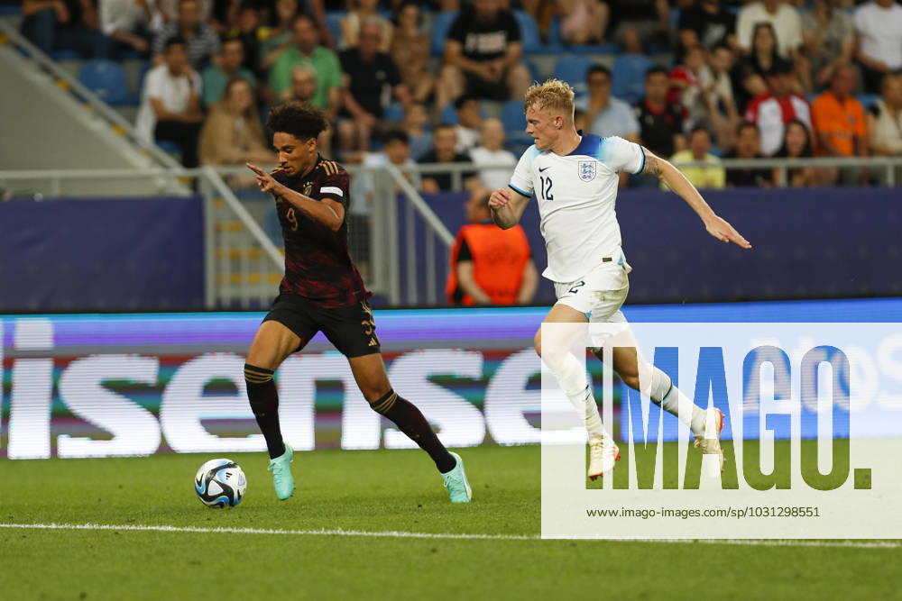 UEFA U21 European Championship, Germany England, 3 group match, 28 06 2023, Batumi Kevin SCHADE 9, Germany, Brentford FC , UEFA U21 European Football Championship in Romania and Georgia, Germany England, 3 group match, 28 06 2023, Batumi