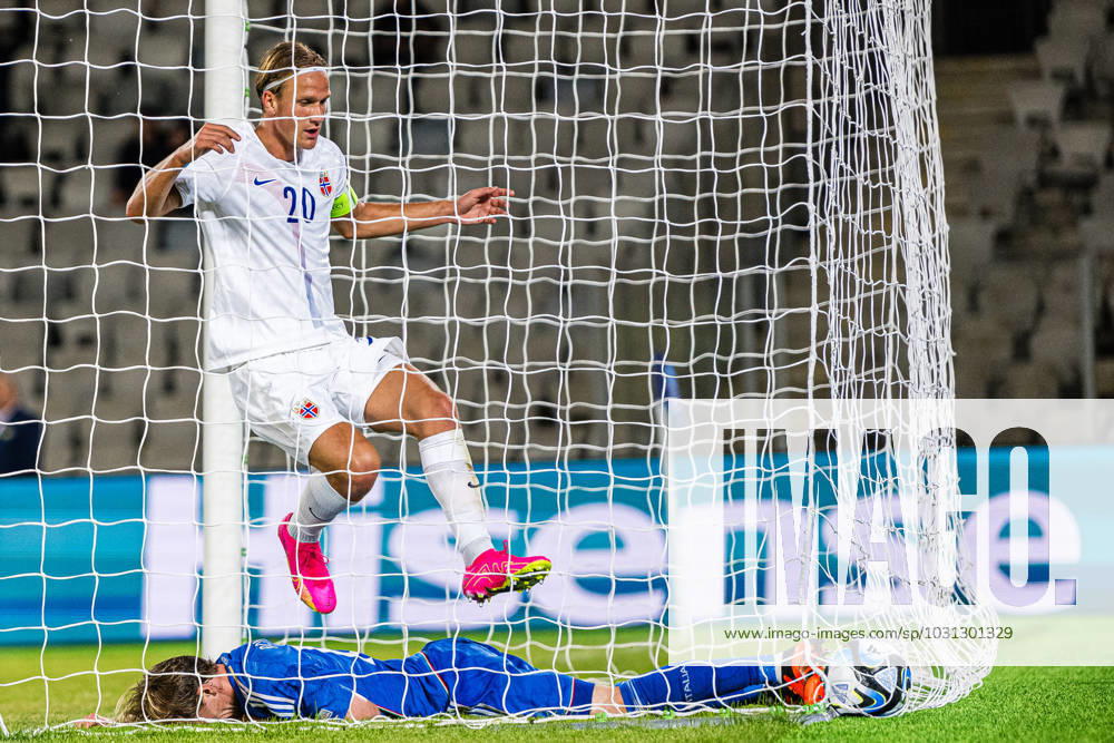 Erik Botheim of Norway celebrates after scoring the 0 1 goal during the UEFA European Under 21 Championship group stage football match between Italy and Norway on June 28, 2023 in Cluj Napoca Photo Marius Simensen BILDBYRAN COP 238 MM0023 bbeng euro under 21 football fotball fotboll italia jubel norge norway soccer taly u21 u21 em uefa european under 21 championship