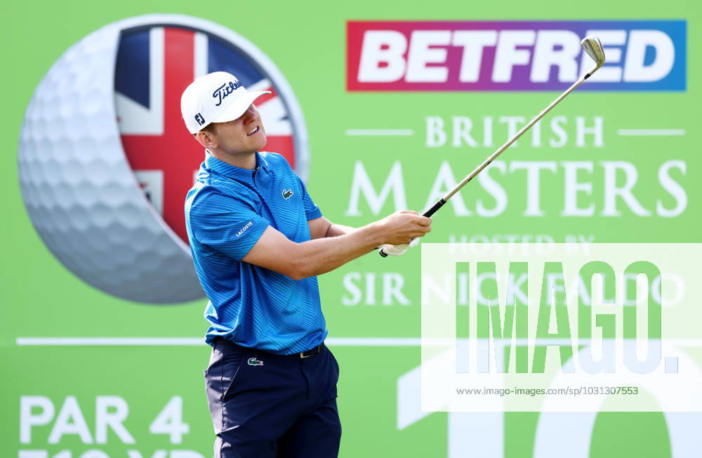 Mandatory Credit: Photo by James Marsh Shutterstock (13987420b) Yannik Paul of Germany on the 10th tee. Betfred British Masters, Day One, Golf, The Belfry Golf Club, Sutton Coldfield, UK - 29 Jun 2023 Betfred British Masters, Day One, Golf, The Belfry Golf Club, Sutton Coldfield, UK - 29 Jun 2023