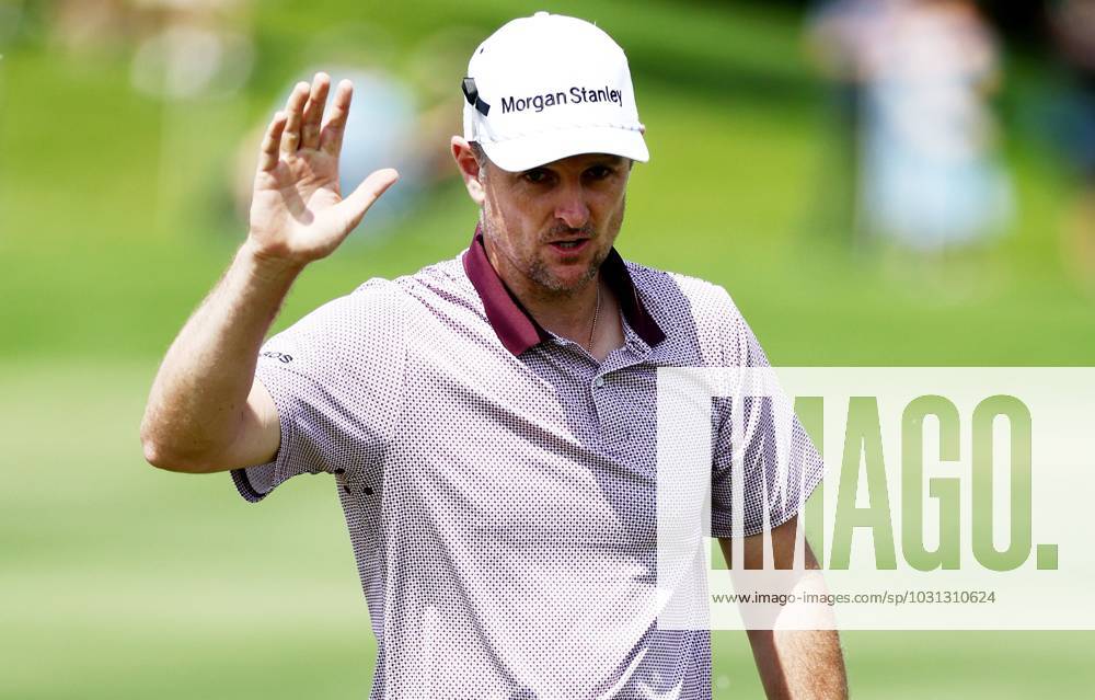 Mandatory Credit: Photo by James Marsh Shutterstock (13987420bx) Justin Rose of England holes a birdie putt on the 9th green, his last hole. Betfred British Masters, Day One, Golf, The Belfry Golf Club, Sutton Coldfield, UK - 29 Jun 2023 Betfred British Masters, Day One, Golf, The Belfry Golf Club, Sutton Coldfield, UK - 29 Jun 2023
