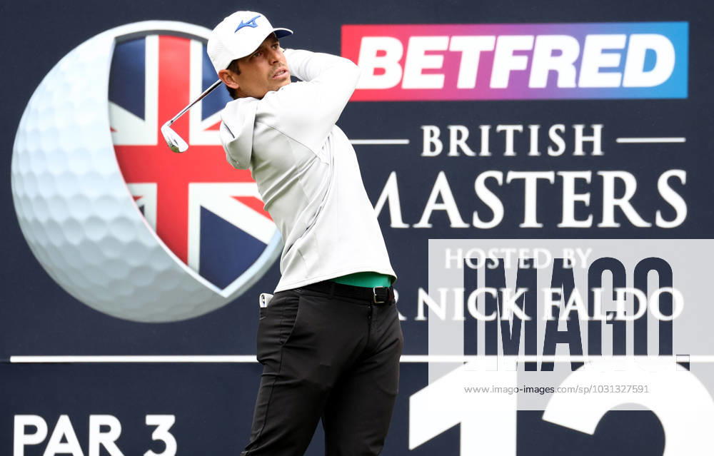Mandatory Credit: Photo by James Marsh Shutterstock (13987422an) Adrien Saddier of France on the 12th tee. Betfred British Masters, Day Two, Golf, The Belfry Golf Club, Sutton Coldfield, UK - 30 Jun 2023 Betfred British Masters, Day Two, Golf, The Belfry Golf Club, Sutton Coldfield, UK - 30 Jun 2023