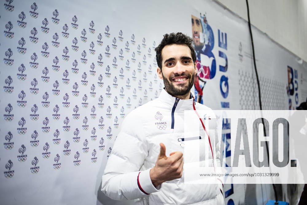 French Olympic Team In Grenoble Martin Fourcade. Celebration of the French Olympic Team in Grenoble after the PyeongChang 2018 Winter Olympic Games, Olympische Spiele, Olympia, OS Fiftieth anniversary of the 1968 Grenoble Olympic Games. Grenoble, France, on February 26, 2018. Photo by Etienne Bouy ABACAPRESS.COM