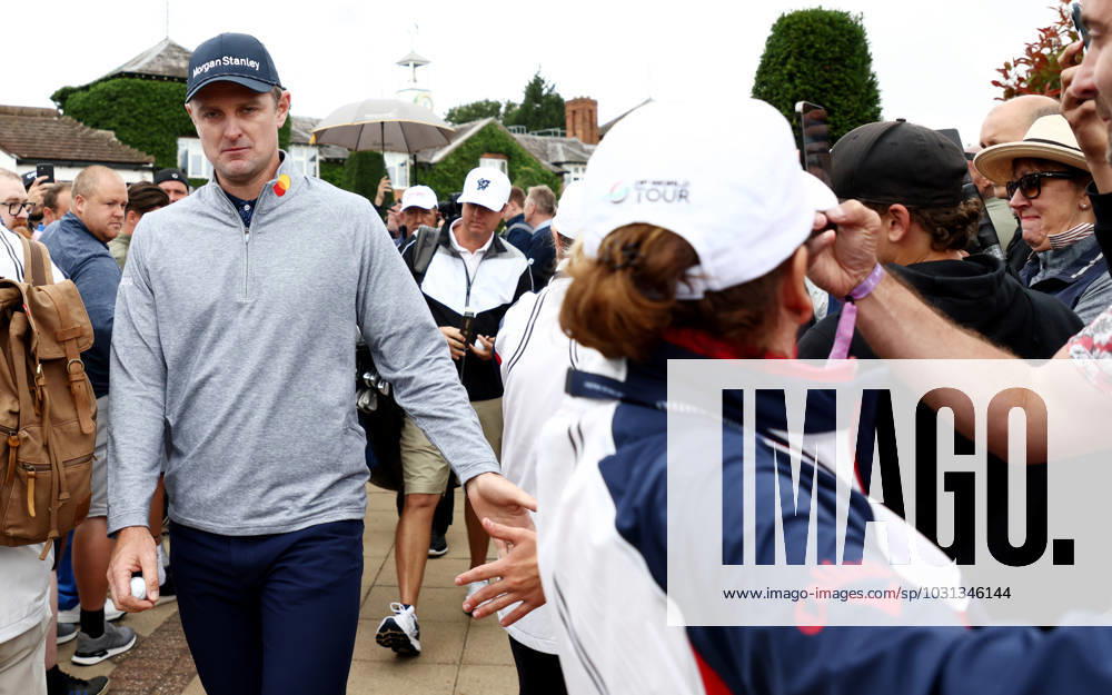 Mandatory Credit: Photo by James Marsh Shutterstock (13987422db) Justin Rose of England before his round. Betfred British Masters, Day Two, Golf, The Belfry Golf Club, Sutton Coldfield, UK - 30 Jun 2023 Betfred British Masters, Day Two, Golf, The Belfry Golf Club, Sutton Coldfield, UK - 30 Jun 2023