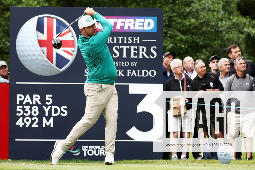 Mandatory Credit: Photo by James Marsh Shutterstock (13987422cv) Thirston Lawrence of England during his round. Betfred British Masters, Day Two, Golf, The Belfry Golf Club, Sutton Coldfield, UK - 30 Jun 2023 Betfred British Masters, Day Two, Golf, The Belfry Golf Club, Sutton Coldfield, UK - 30 Jun 2023