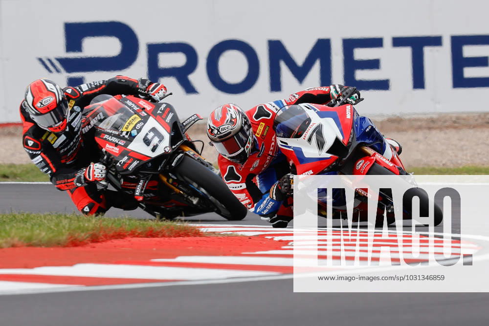 Bilder des Jahres 2023, Sport 06 Juni Iker Lacuna Team HRC on track action during the SBK Motul FIM Superbike World Championship, WM, Weltmeisterschaft (WSBK) at Donington Park GP Race Circuit, Donington Park GP, England on the 1 July 2023.