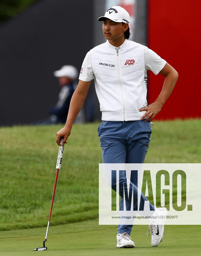 Mandatory Credit: Photo by James Marsh Shutterstock (13987425a) Min Woo Lee of Australia on the 18th hole. Betfred British Masters, Day Three, Golf, The Belfry Golf Club, Sutton Coldfield, UK - 01 Jul 2023 Betfred British Masters, Day Three, Golf, The Belfry Golf Club, Sutton Coldfield, UK - 01 Jul 2023