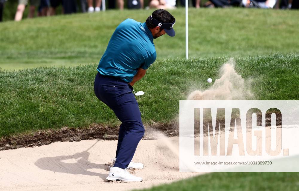 Mandatory Credit: Photo by James Marsh Shutterstock (13987425be) Antonie Rozner of France holes out from a bunker during his round. Betfred British Masters, Day Three, Golf, The Belfry Golf Club, Sutton Coldfield, UK - 01 Jul 2023 Betfred British Masters, Day Three, Golf, The Belfry Golf Club, Sutton Coldfield, UK - 01 Jul 2023