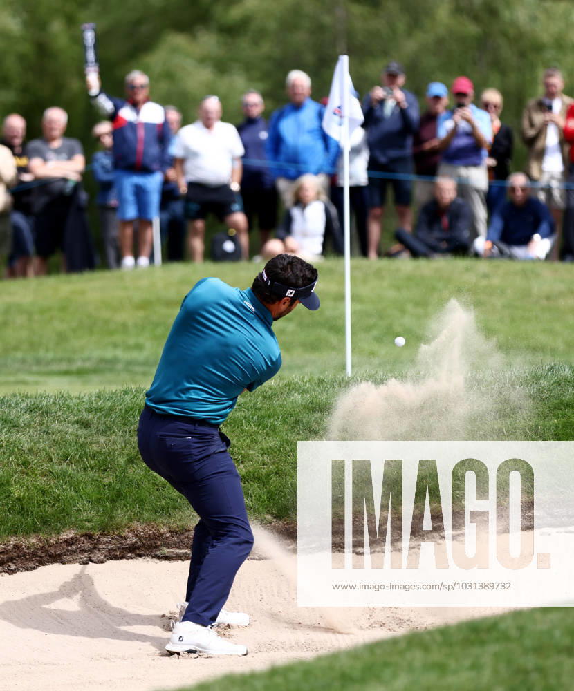 Mandatory Credit: Photo by James Marsh Shutterstock (13987425bf) Antonie Rozner of France holes out from a bunker during his round. Betfred British Masters, Day Three, Golf, The Belfry Golf Club, Sutton Coldfield, UK - 01 Jul 2023 Betfred British Masters, Day Three, Golf, The Belfry Golf Club, Sutton Coldfield, UK - 01 Jul 2023