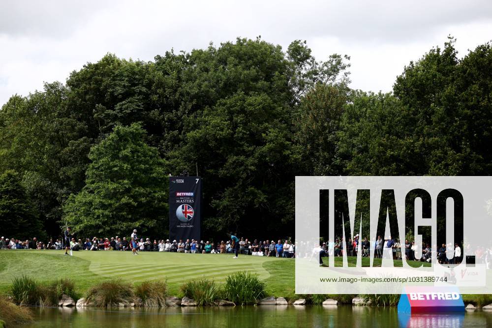 Mandatory Credit: Photo by James Marsh Shutterstock (13987425bi) A general view of the 7th green as Antonie Rozner of France plays a shot. Betfred British Masters, Day Three, Golf, The Belfry Golf Club, Sutton Coldfield, UK - 01 Jul 2023 Betfred British Masters, Day Three, Golf, The Belfry Golf Club, Sutton Coldfield, UK - 01 Jul 2023