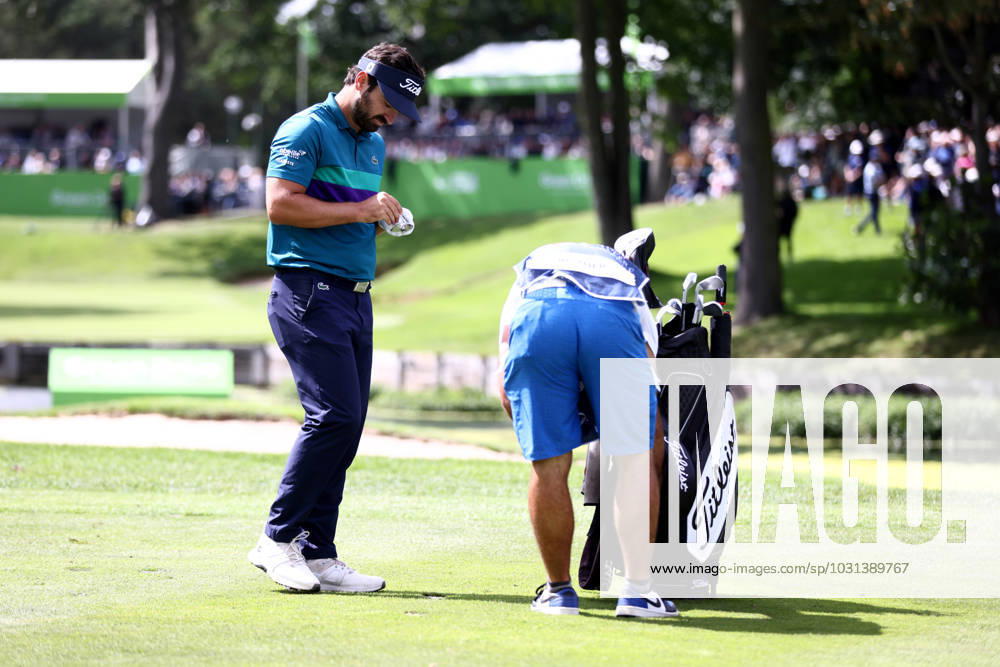 Mandatory Credit: Photo by James Marsh Shutterstock (13987425bn) Antonie Rozner of France looks dejected after putting a second ball into the water on the 10th hole. Betfred British Masters, Day Three, Golf, The Belfry Golf Club, Sutton Coldfield, UK - 01 Jul 2023 Betfred British Masters, Day Three, Golf, The Belfry Golf Club, Sutton Coldfield, UK - 01 Jul 2023