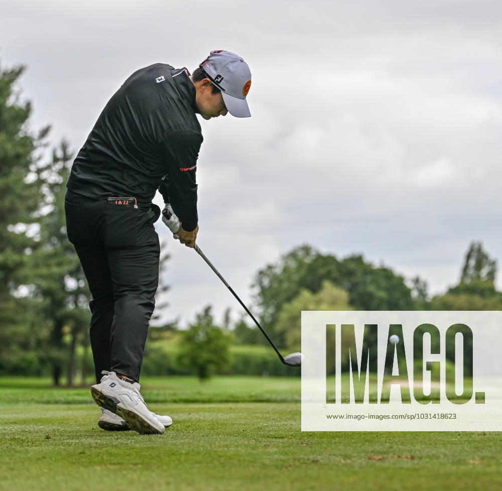 2nd July 2023; The Belfry, Sutton Coldfield, West Midlands, England: Betfred British Masters Golf, Day 4; Jazz Janewattananond drives on the 13th tee ActionPlus12526224 GodfreyxPitt