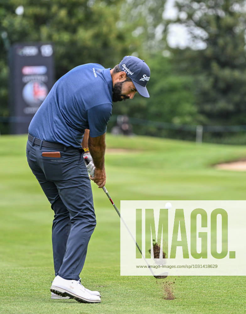 2nd July 2023; The Belfry, Sutton Coldfield, West Midlands, England: Betfred British Masters Golf, Day 4; Santiago Tarrio on the 13th fairway ActionPlus12526228 GodfreyxPitt