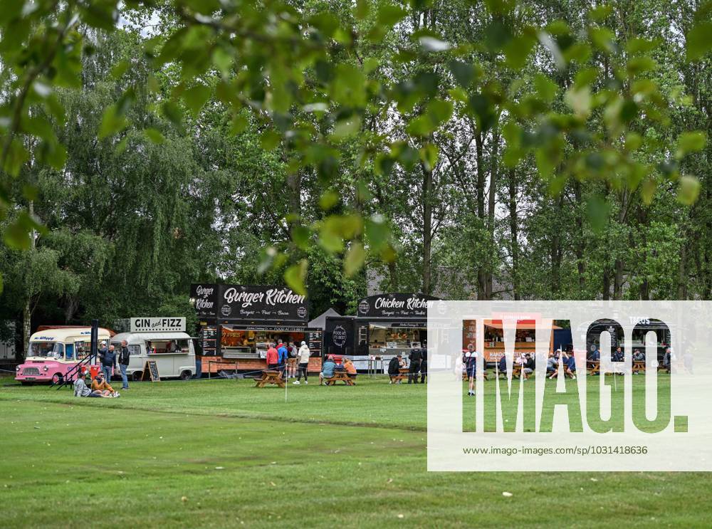 2nd July 2023; The Belfry, Sutton Coldfield, West Midlands, England: Betfred British Masters Golf, Day 4; Refreshments on the 14th fairway ActionPlus12526230 GodfreyxPitt