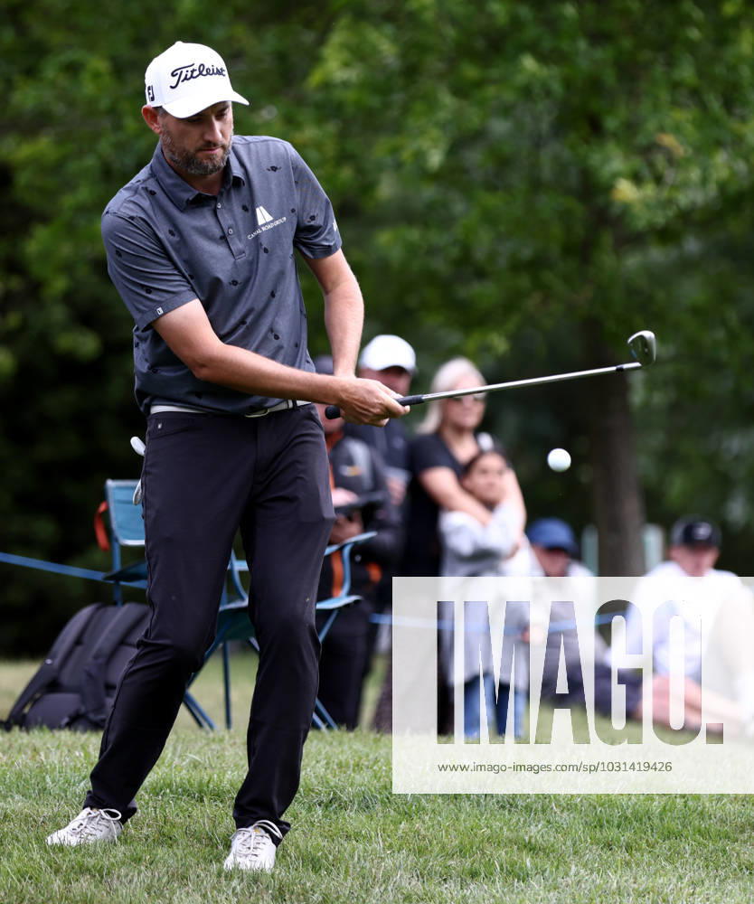 Mandatory Credit: Photo by James Marsh Shutterstock (13987427n) Gunner Wiebe of USA during his round. Betfred British Masters, Day Four, Golf, The Belfry Golf Club, Sutton Coldfield, UK - 02 Jul 2023 Betfred British Masters, Day Four, Golf, The Belfry Golf Club, Sutton Coldfield, UK - 02 Jul 2023