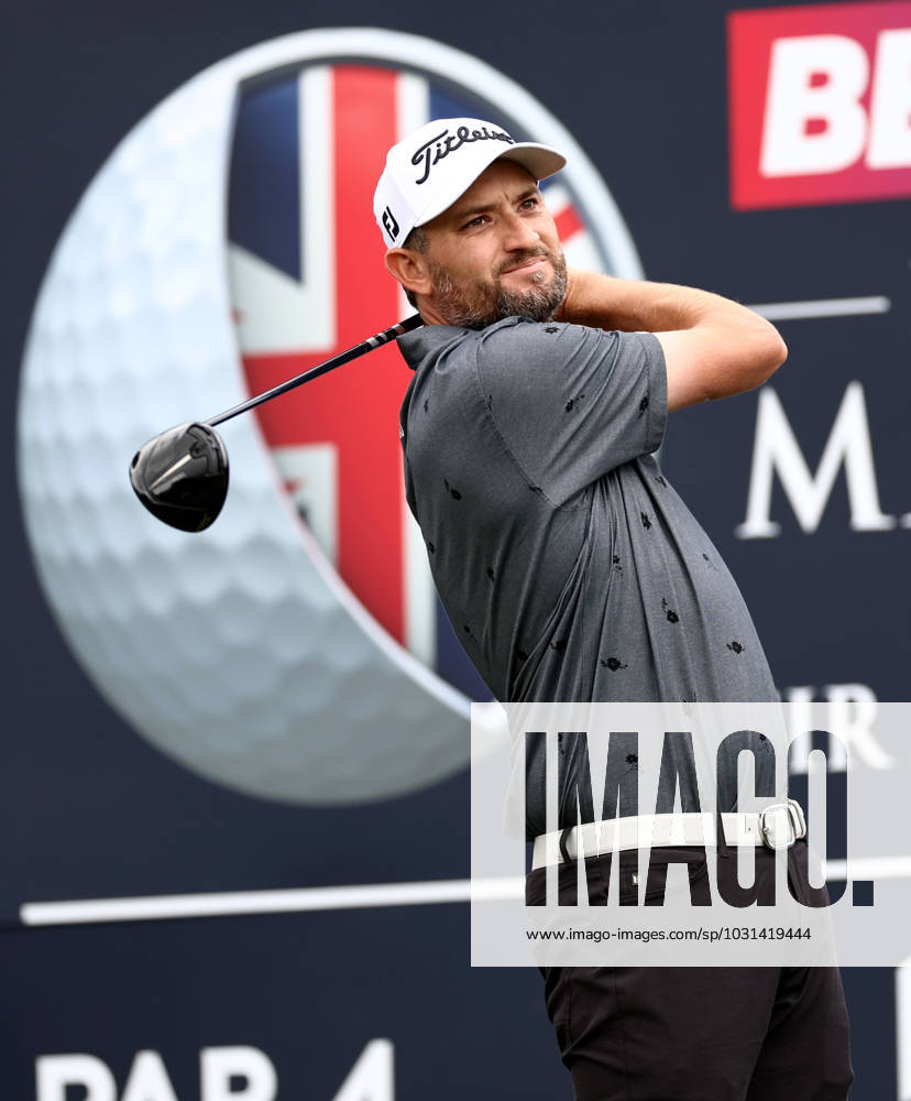 Mandatory Credit: Photo by James Marsh Shutterstock (13987427h) Gunner Wiebe of USA during his round. Betfred British Masters, Day Four, Golf, The Belfry Golf Club, Sutton Coldfield, UK - 02 Jul 2023 Betfred British Masters, Day Four, Golf, The Belfry Golf Club, Sutton Coldfield, UK - 02 Jul 2023