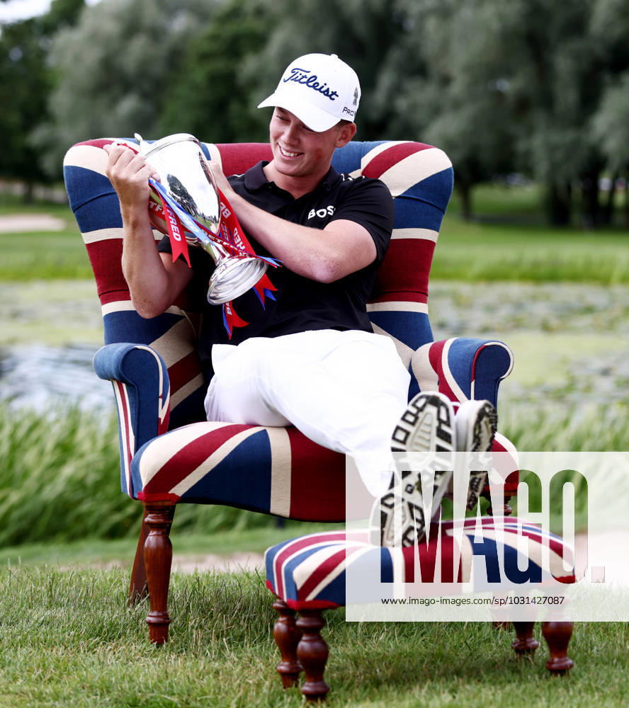 Mandatory Credit: Photo by James Marsh Shutterstock (13987427bj) Daniel Hillier of New Zealand celebrates with the trophy after winning the tournament. Betfred British Masters, Day Four, Golf, The Belfry Golf Club, Sutton Coldfield, UK - 02 Jul 2023 Betfred British Masters, Day Four, Golf, The Belfry Golf Club, Sutton Coldfield, UK - 02 Jul 2023