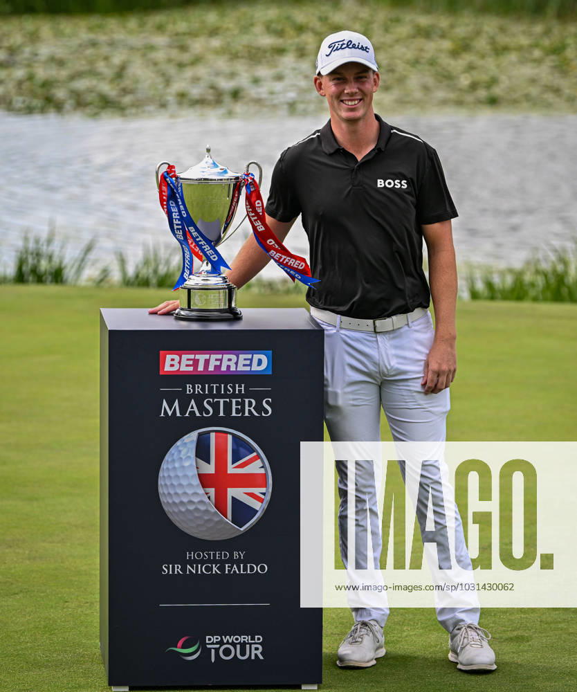 2nd July 2023; The Belfry, Sutton Coldfield, West Midlands, England: Betfred British Masters Golf, Day 4; Betfred British Masters winner Daniel Hillier ActionPlus12526640 GodfreyxPitt