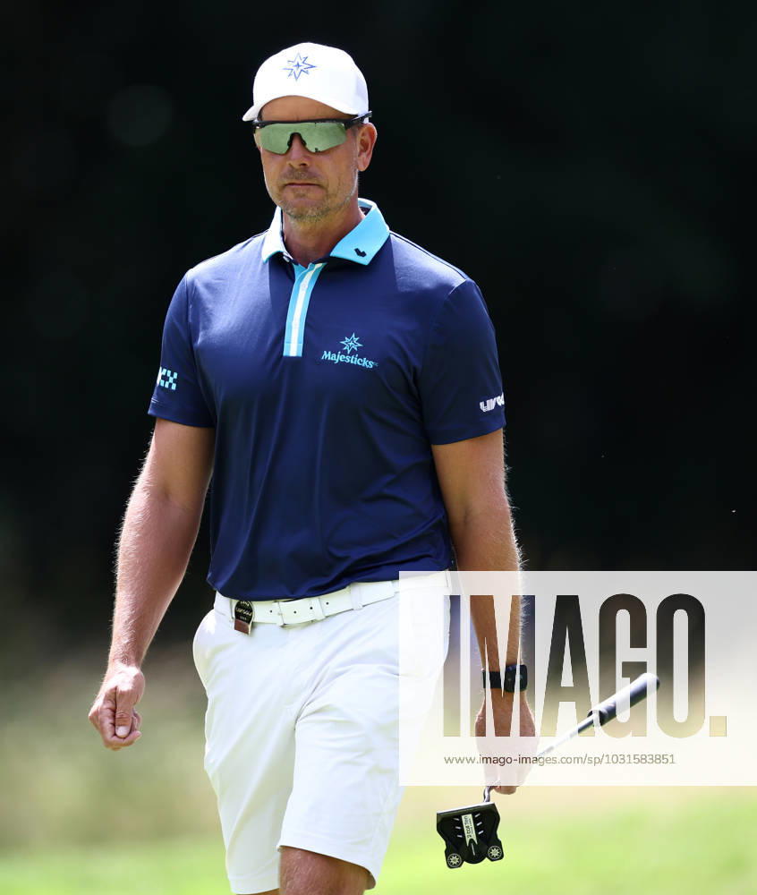 Mandatory Credit: Photo by James Marsh Shutterstock (13995950g) Henrik Stenson of Sweden and team Majesticks during his round. LIV Golf Invitational London, Day Three, Golf, Centurion Club, Hemel Hempstead, UK - 09 Jul 2023 LIV Golf Invitational London, Day Three, Golf, Centurion Club, Hemel Hempstead, UK - 09 Jul 2023