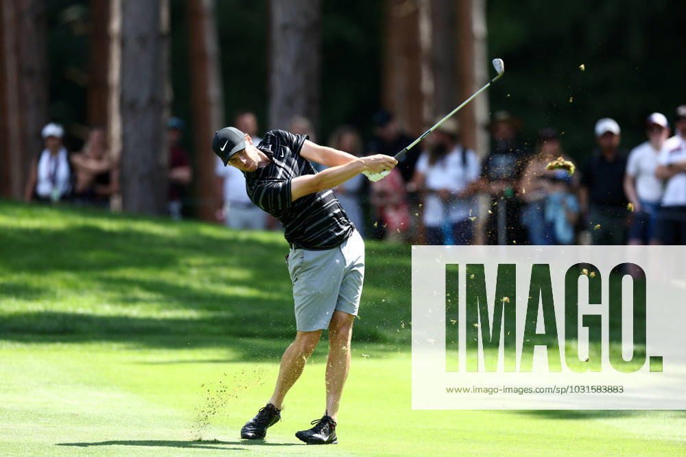 Mandatory Credit: Photo by James Marsh Shutterstock (13995950o) Thomas Pieters of Belgium and team Rangegoats during his round. LIV Golf Invitational London, Day Three, Golf, Centurion Club, Hemel Hempstead, UK - 09 Jul 2023 LIV Golf Invitational London, Day Three, Golf, Centurion Club, Hemel Hempstead, UK - 09 Jul 2023