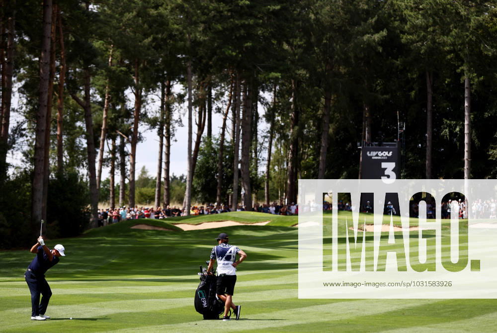 Mandatory Credit: Photo by James Marsh Shutterstock (13995950ad) Patrick Reed of USA and team Aces during his round. LIV Golf Invitational London, Day Three, Golf, Centurion Club, Hemel Hempstead, UK - 09 Jul 2023 LIV Golf Invitational London, Day Three, Golf, Centurion Club, Hemel Hempstead, UK - 09 Jul 2023