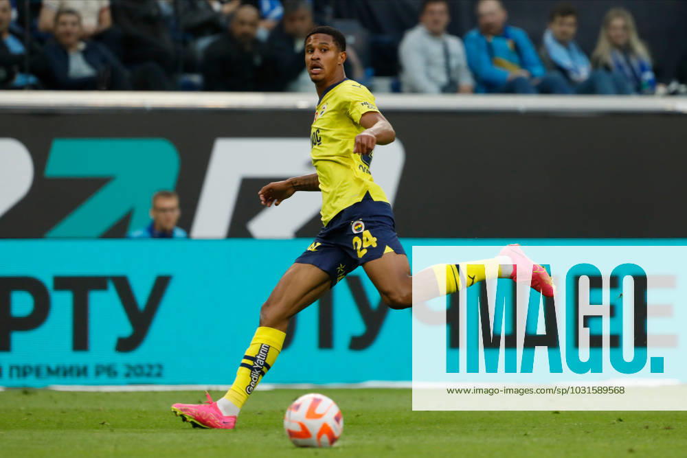 Zenit St. Petersburg v Fenerbahce SK - Pari Match Premier Jayden Oosterwolde of Fenerbahce in action during the Pari Match Premier tournament match between FC Zenit Saint Petersburg and Fenerbahce SK on July 9, 2023 at Gazprom Arena in Saint Petersburg, Russia. Saint Petersburg Russia
