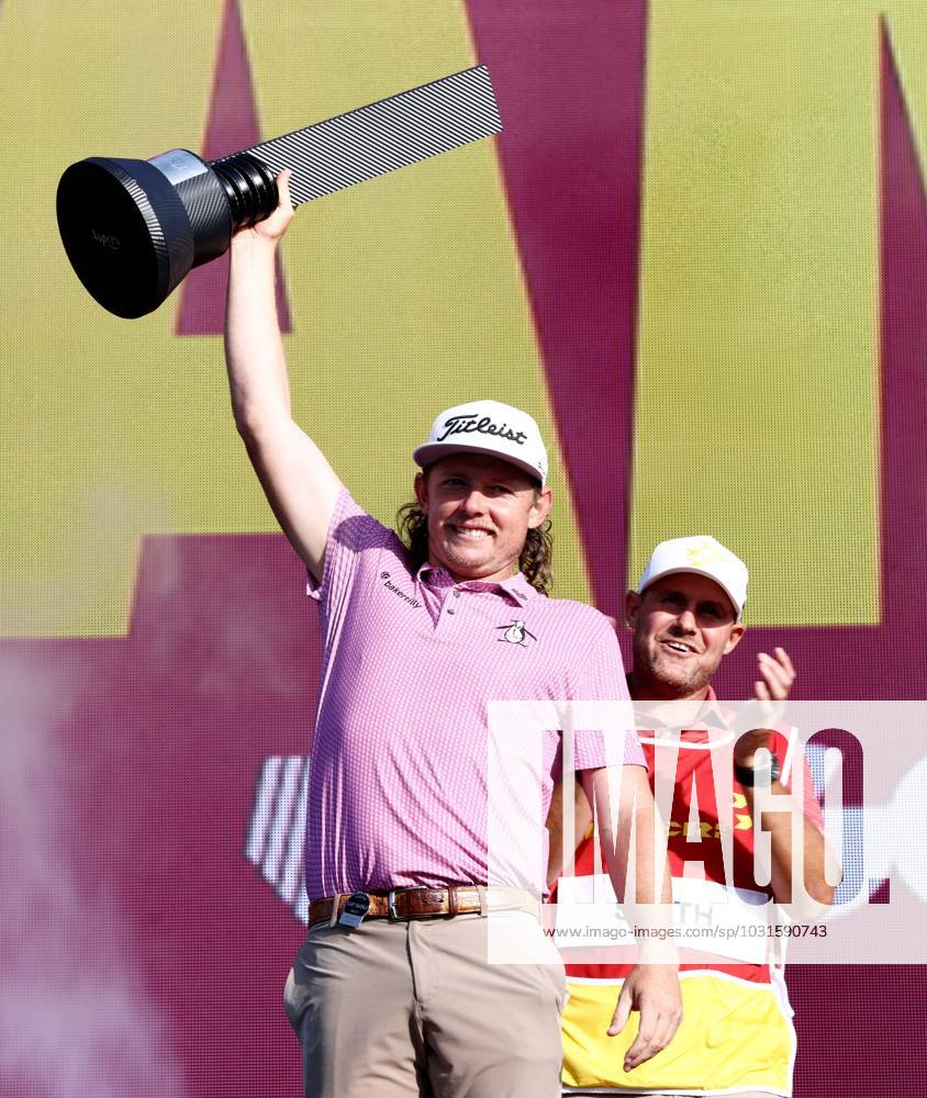 Mandatory Credit: Photo by James Marsh Shutterstock (13995950bd) Cameron Smith of Australia and team Ripper GC celebrates winning the individual tournament. LIV Golf Invitational London, Day Three, Golf, Centurion Club, Hemel Hempstead, UK - 09 Jul 2023 LIV Golf Invitational London, Day Three, Golf, Centurion Club, Hemel Hempstead, UK - 09 Jul 2023