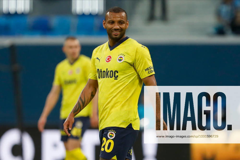 Zenit St. Petersburg v Fenerbahce SK - Pari Match Premier Joao Pedro of Fenerbahce looks on during the Pari Match Premier tournament match between FC Zenit Saint Petersburg and Fenerbahce SK on July 9, 2023 at Gazprom Arena in Saint Petersburg, Russia. Saint Petersburg Russia