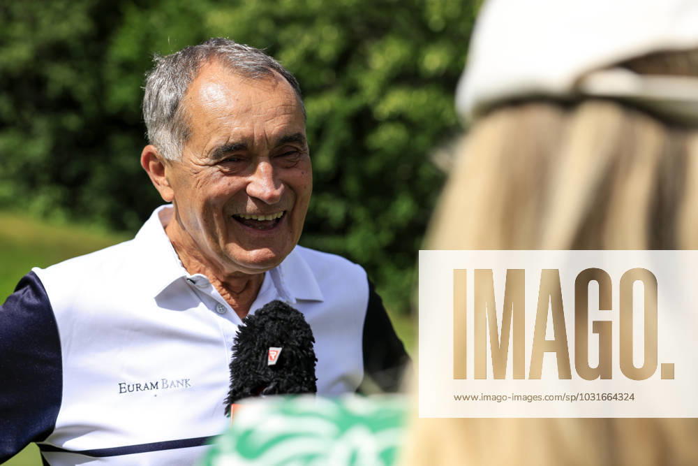 GOLF - EURAM Bank Open 2023 RAMSAU,AUSTRIA,12.JUL.23 - GOLF - Challenge Tour, EURAM Bank Open 2023, GC Adamstal. Image shows president Franz Wittmann (GC Admastal). GEPAxpictures Buehner