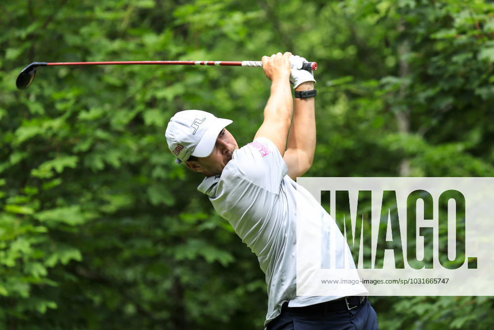 GOLF - EURAM Bank Open 2023 RAMSAU,AUSTRIA,12.JUL.23 - GOLF - Challenge Tour, EURAM Bank Open 2023, GC Adamstal. Image shows Nicolai Kristensen (DEN). GEPAxpictures Buehner