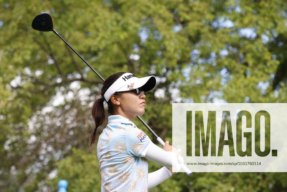 SYLVANIA, OH - JULY 13: LPGA, Golf Damen golfer Lydia Ko plays her tee shot on the 17th hole during the first round of the Dana Open on July 13, 2023, at Highland Meadows Golf Club in Sylvania, Ohio. (Photo by Brian Spurlock Icon Sportswire) GOLF: JUL 13 LPGA Dana Open Icon230713093
