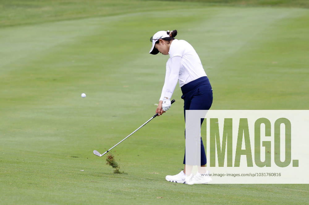 SYLVANIA, OH - JULY 13: LPGA, Golf Damen golfer Rose Zhang plays the 18th hole during the first round of the Dana Open on July 13, 2023, at Highland Meadows Golf Club in Sylvania, Ohio. (Photo by Brian Spurlock Icon Sportswire) GOLF: JUL 13 LPGA Dana Open Icon230713113