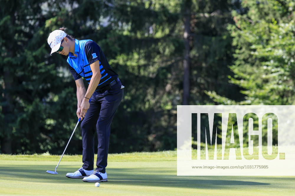 GOLF - EURAM Bank Open 2023 RAMSAU,AUSTRIA,14.JUL.23 - GOLF - Challenge Tour, EURAM Bank Open 2023, GC Adamstal. Image shows Timo Woell (AUT). GEPAxpictures Buehner