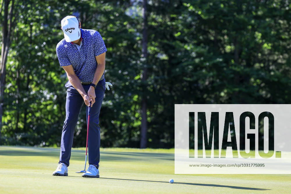 GOLF - EURAM Bank Open 2023 RAMSAU,AUSTRIA,14.JUL.23 - GOLF - Challenge Tour, EURAM Bank Open 2023, GC Adamstal. Image shows Jordan Gumberg (USA). GEPAxpictures Buehner