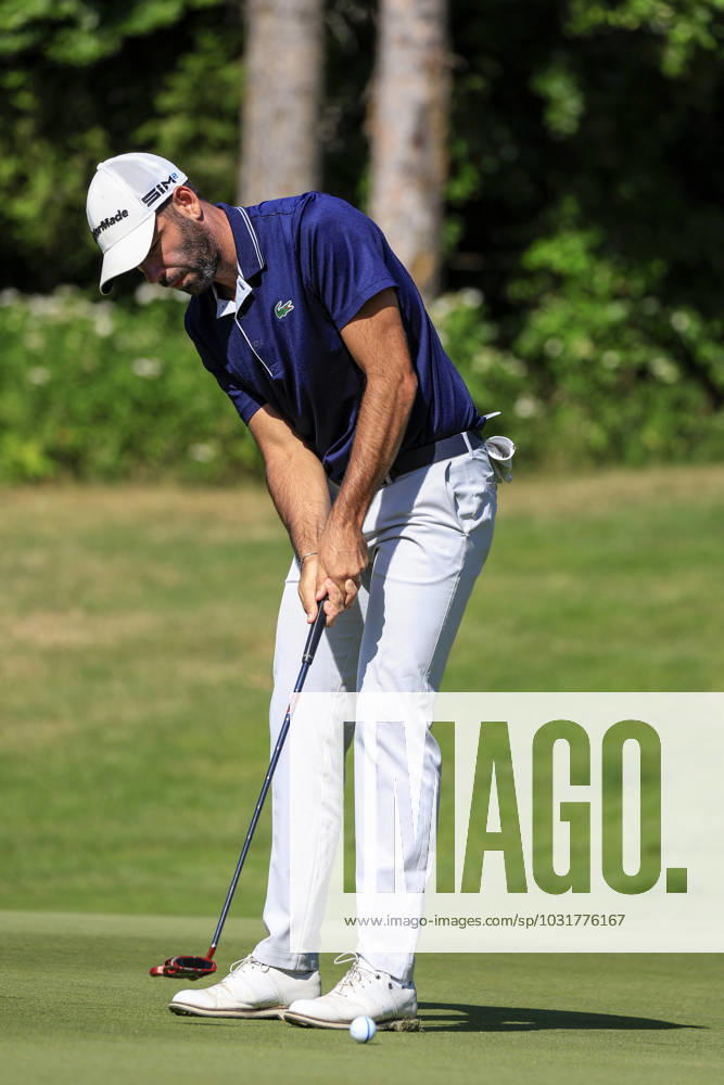GOLF - EURAM Bank Open 2023 RAMSAU,AUSTRIA,14.JUL.23 - GOLF - Challenge Tour, EURAM Bank Open 2023, GC Adamstal. Image shows Robin Roussel (FRA). GEPAxpictures Buehner