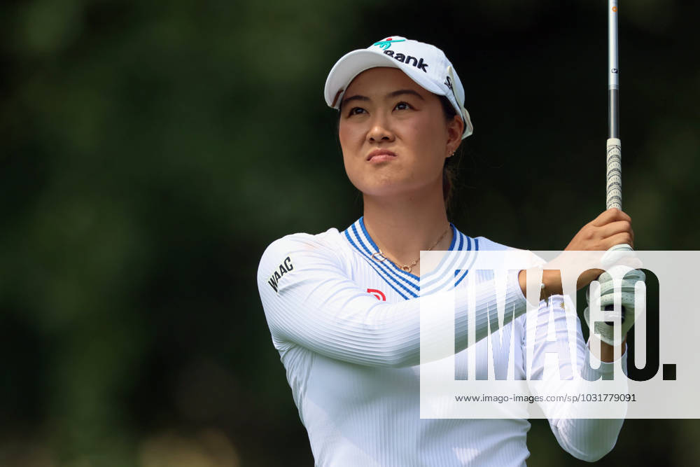 DANA Open Minjee Lee of Perth, Australia hits from the 6th tee during the second round of the Dana Open golf tournament at Highland Meadows Golf Club in Sylvania, Ohio USA, on Friday, July 14, 2023. Sylvania Ohio United States