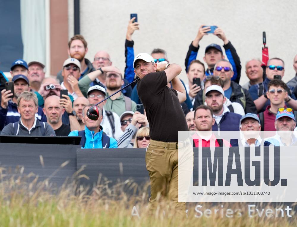 Mandatory Credit: Photo by Stuart Wallace Shutterstock (14003897s) Rory McIlroy (NIR) plays his tee shot at the 3rd hole during the 3rd round. Genesis Scottish Open, Day Three, Golf, The Renaissance Club, North Berwick, UK - 15 Jul 2023 Genesis Scottish Open, Day Three, Golf, The Renaissance Club, North Berwick, UK - 15 Jul 2023