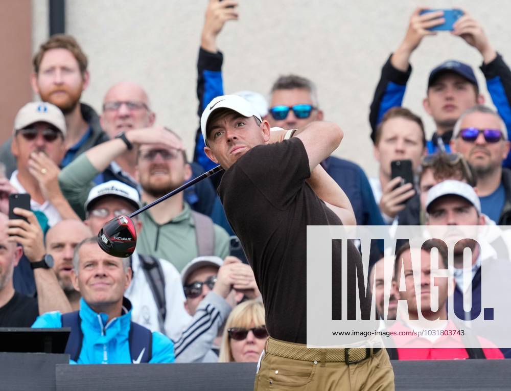 Mandatory Credit: Photo by Stuart Wallace Shutterstock (14003897p) Rory McIlroy (NIR) plays his tee shot at the 3rd hole during the 3rd round. Genesis Scottish Open, Day Three, Golf, The Renaissance Club, North Berwick, UK - 15 Jul 2023 Genesis Scottish Open, Day Three, Golf, The Renaissance Club, North Berwick, UK - 15 Jul 2023