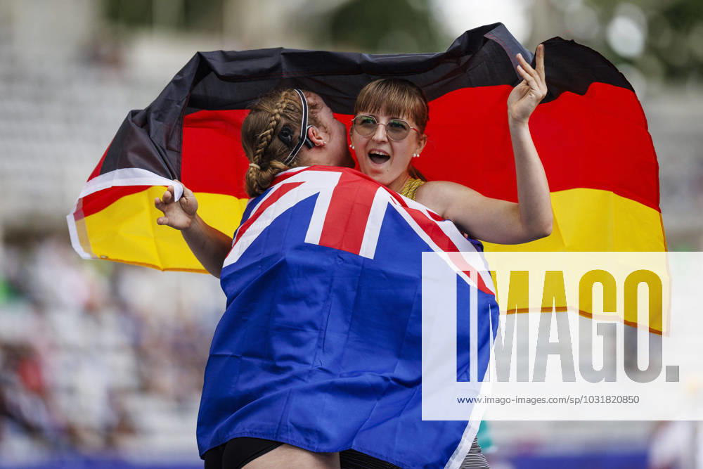 Paris 2023 World Para Athletics Championships France, 15 07 2023 Nicole Nicoleitzik GER TV Puettlingen T36 wins bronze over 200m in her class during the World Para Athletics Championships on 15 07 2023 at Charlety Stadium in Paris, France