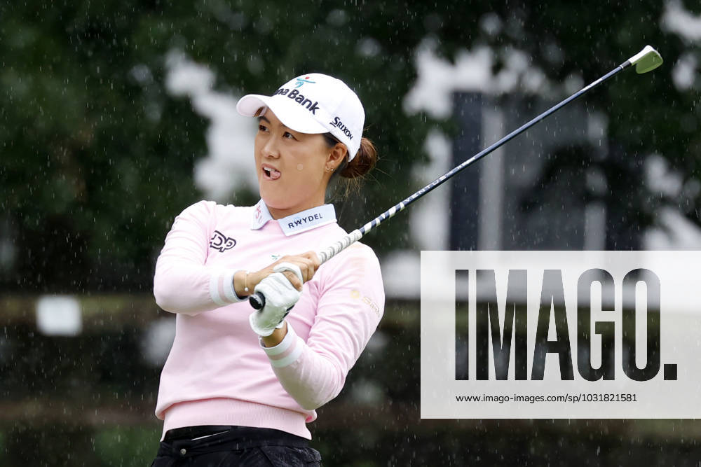 SYLVANIA, OH - JULY 15: LPGA, Golf Damen golfer Minjee Lee plays her second shot on the 11th hole during the third round of the Dana Open on July 15, 2023, at Highland Meadows Golf Club in Sylvania, Ohio. (Photo by Brian Spurlock Icon Sportswire) GOLF: JUL 15 LPGA Dana Open Icon230715018