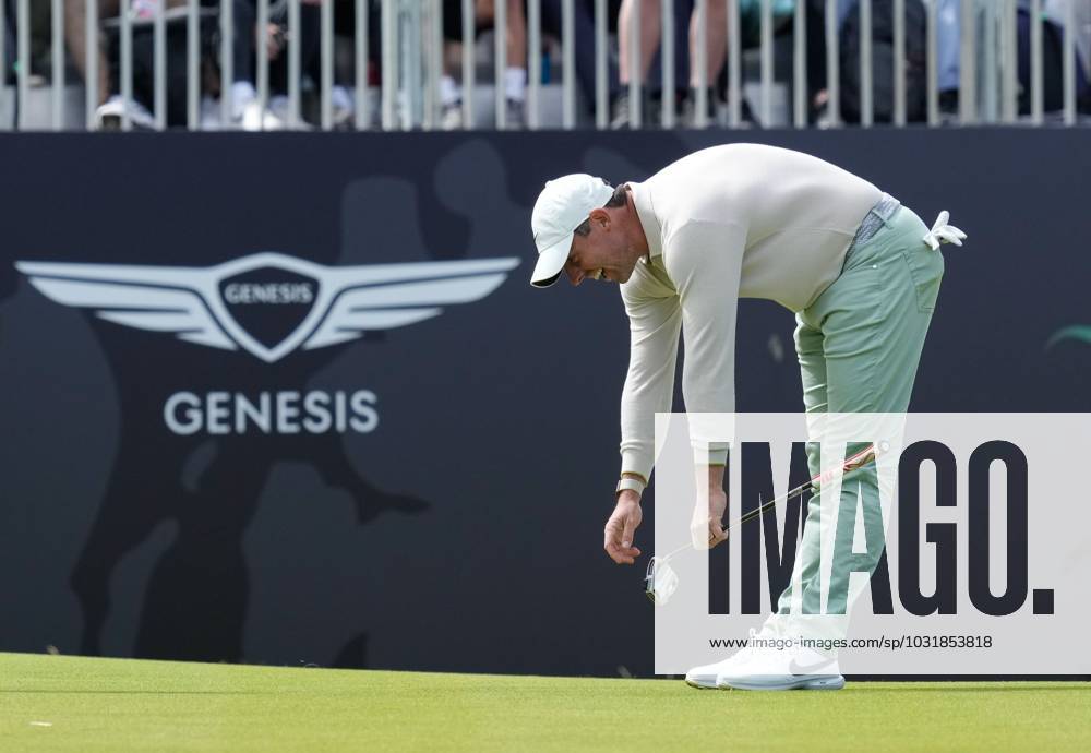 Mandatory Credit: Photo by Stuart Wallace Shutterstock (14003901ar) Rory McIlroy (NIR) reacts after holing a birdie putt on the 18th green to win the Genesis Scottish Open by one shot with a score of 15 under par after 72 holes, beating Robert MacIntyre (SCO) by one shot. Genesis Scottish Open, Day Four, Golf, The Renaissance Club, North Berwick, UK - 16 Jul 2023 Genesis Scottish Open, Day Four, Golf, The Renaissance Club, North Berwick, UK - 16 Jul 2023