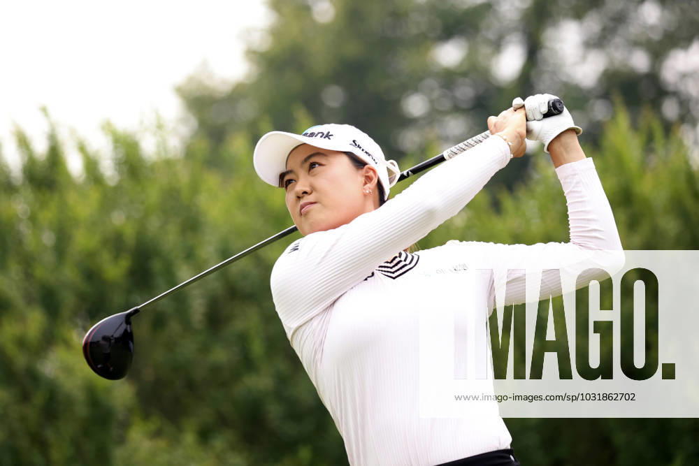 SYLVANIA, OH - JULY 15: LPGA, Golf Damen golfer Minjee Lee plays her tee shot on the 4th hole during the final round of the Dana Open on July 16, 2023, at Highland Meadows Golf Club in Sylvania, Ohio. (Photo by Brian Spurlock Icon Sportswire) GOLF: JUL 15 LPGA Dana Open Icon230716018