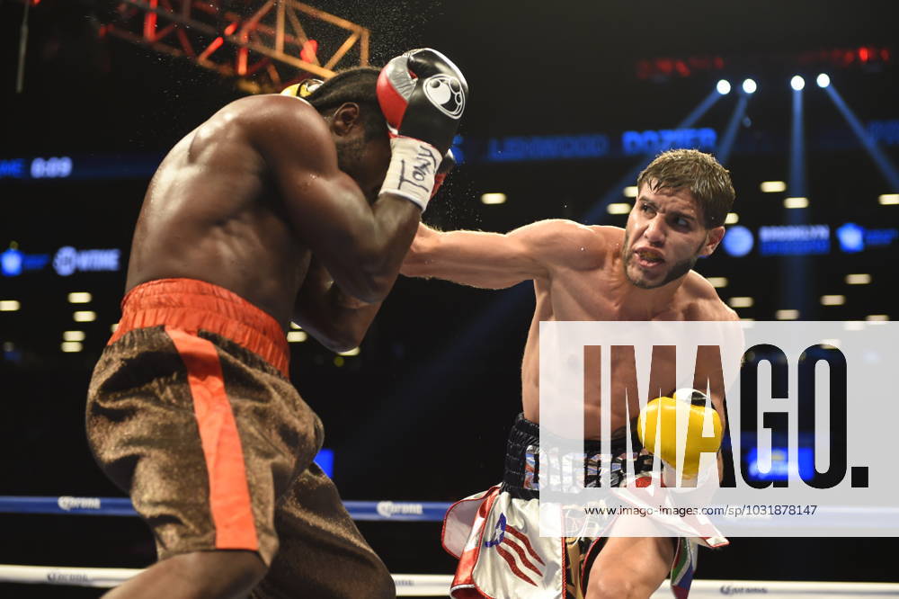 August 9 2014 Barclays Center Brooklyn New York Fight Night Action Prichard Colon Lenwood Dozier Brooklyn New York USA