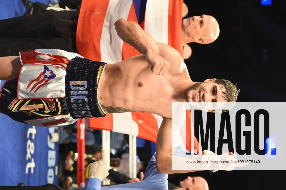 August 9 2014 Barclays Center Brooklyn New York Fight Night Action Prichard Colon Lenwood Dozier Brooklyn New York USA