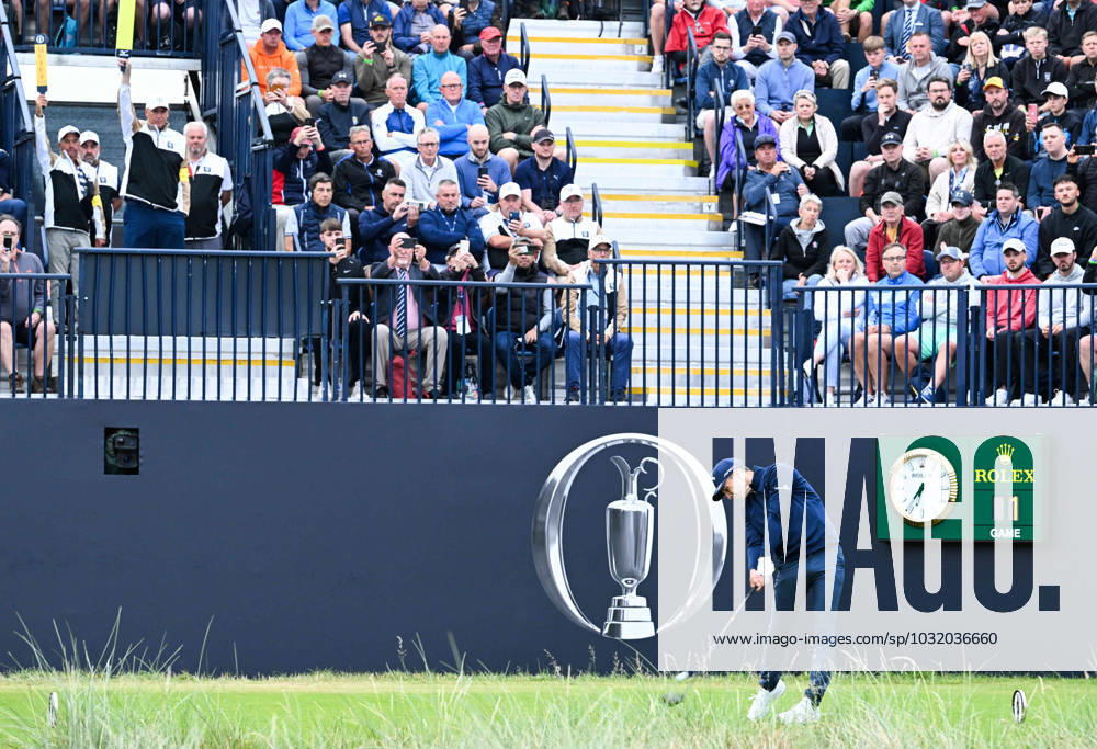 Mandatory Credit: Photo by Greig Cowie Shutterstock (14015622i) Matthew Jordan gets the 151st Open Championship underway in Group One. Rolex The British Open Championship, Day One, Golf, Royal Liverpool Golf Club, Liverpool, UK - 20 Jul 2023 The British Open Championship, Day One, Golf, Royal Liverpool Golf Club, Liverpool, UK - 20 Jul 2023